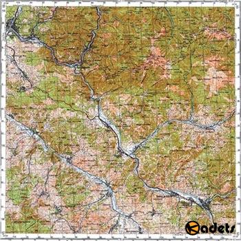Сборник топографических карт Запада и России (2007) JPG, GIF