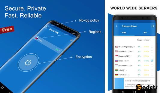 Secure VPN - Free VPN Proxy, Best&Fast Shield 1.1.9 VIP [Android]