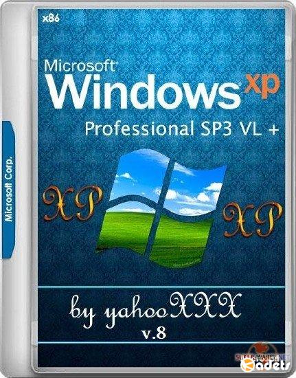 Windows XP Professional x86 SP3 VL v.8 by yahooXXX (2018/RUS/ENG)