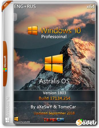 Windows 10 Pro x64 17134.254 Astralis OS by aXeSwY & TomeCar (ENG+RUS/2018)