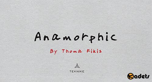 Шрифт Anamorphic