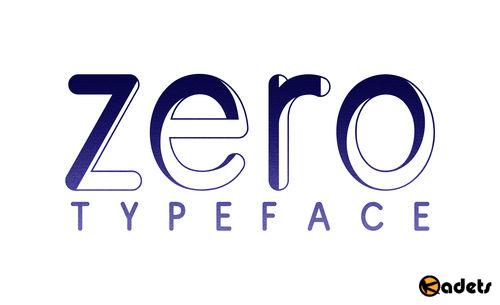 Шрифт Zero
