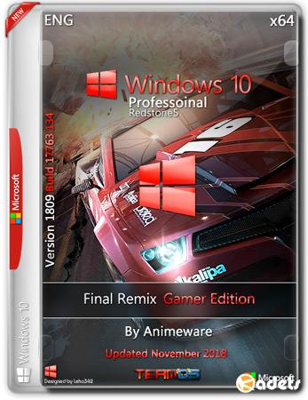 Windows 10 Pro x65 RS5 Final Remix Gamer Edition by Animeware (ENG/2018)
