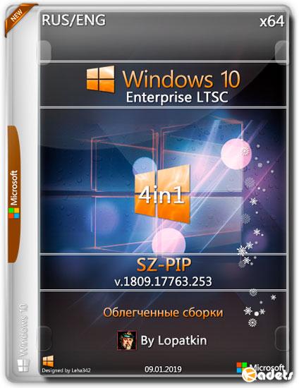 Windows 10 Enterprise LTSC x64 1809.17763.253 PIP-SZ (RUS/ENG/2019)
